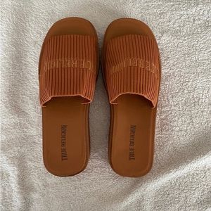 True Religion Jean platform slip on